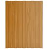 vidaXL Dakpaneel 12 pcs Naturel 60 x 45 cm Gegalvaniseerd staal