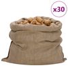 vidaXL Jutezakken 30 stuks 340 g/m&sup2; 100x110 cm 100% jute