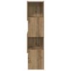 vidaXL Hoekkast Artisan Eiken 25,5x25x102cm Bewerkt hout