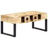 vidaXL Salontafel cassettestijl 100x52x45 cm massief mangohout