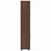 vidaXL Hoge kast met plank Bruin Eiken 60 x 35 x 182 cm Bewerkt hout
