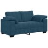 vidaXL Loveseat Sofa Blauw 160x77x82 cm Fluweel
