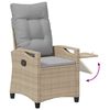 vidaXL Recliner Tuinstoelen 56 x 60 x 112 cm staal