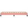 vidaXL Bedframe fluweel roze 80x200 cm