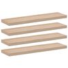 vidaXL Wandschapppen 4 st 90x23,5x4 cm bewerkt hout