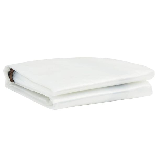 vidaXL Plantenafdekking met zeilringen 2x8 m polyethyleen