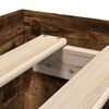 vidaXL Bedframe zonder matras hout gerookt eikenkleurig 90x190 cm