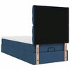 vidaXL Ottoman bed met matras 90x190cm stof blauw