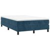vidaXL Boxspring bed 120x200 cm fluweel donkerblauw