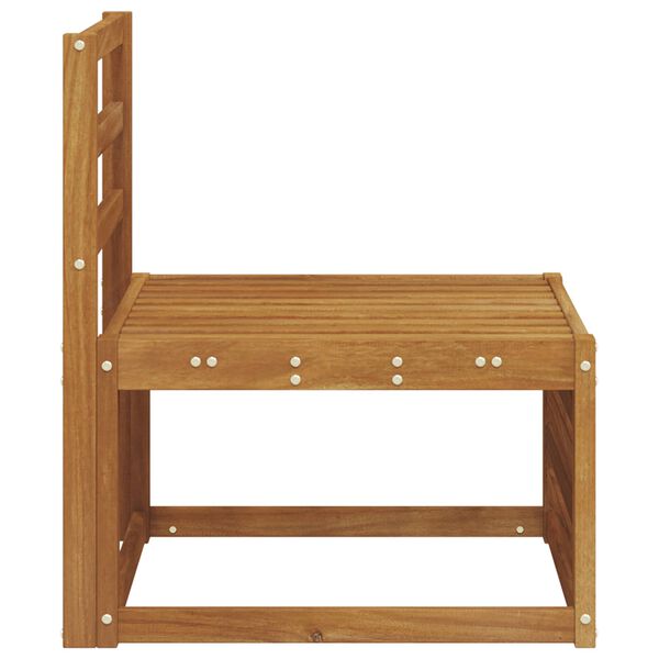 vidaXL Buiten Midden Sofa Massief Acaciahout Naturel 59 x 63 x 73 cm