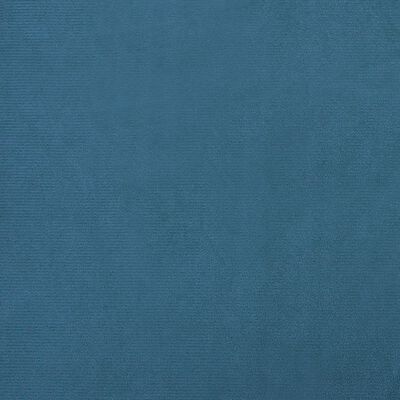 vidaXL Hondenmand 80x45x30 cm fluweel blauw