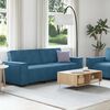 vidaXL 2-delige Loungeset met kussens fluweel blauw