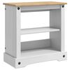 vidaXL Aquariumstandaard CORONA Wit en Bruin 60,5 x 30 x 60 cm