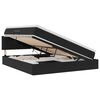 vidaXL LED Opslagbed met Matras Zwart 180 x 200 cm Fluweel