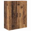 vidaXL Highboard met lade Oud Hout 69,5 x 34 x 180 cm Bewerkt hout