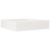 vidaXL Plantenbak 100x100x23 cm massief grenenhout wit