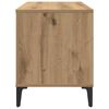 vidaXL Platenkast 100x38x48 cm bewerkt hout artisanaal eikenkleur