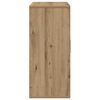 vidaXL Dressoir met lade Artisan Eiken 60 x 31 x 70 cm Bewerkt hout