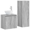 vidaXL Badkamermeubelset 2 st Grijs Sonoma 33 x 34,5 x 100 cm