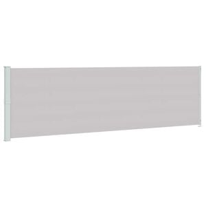 vidaXL Tuinscherm uittrekbaar 180x600 cm grijs