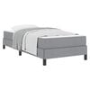 vidaXL Boxspringbed met matras Lichtgrijs 80 x 200 cm Stof