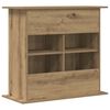 vidaXL Aquariumstandaard Artisan Eikenhout 81x36x73 cm Bewerkt Hout