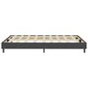 vidaXL Boxspringframe stof grijs 180x200 cm