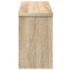 vidaXL Wandgemonteerde kapstok met plank Sonoma eiken 50 x 16 x 26 cm