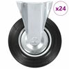 vidaXL 24 st Wielen vast 200 mm