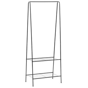 vidaXL Kledingrek 59x35x150 cm zwart