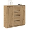 vidaXL Dressoir met lades 100,5x35x98,5 cm spaanplaat artisanaal