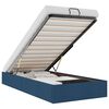 vidaXL Bedframe zonder matras 80x200 cm stof blauw
