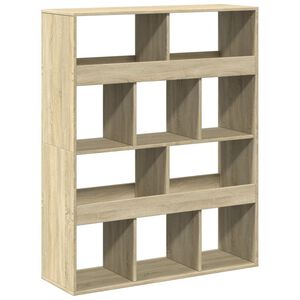 vidaXL kamerscherm 100x33x125,5 cm bewerkt hout sonoma eikenkleurig