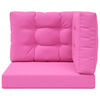 vidaXL Buiten bankkussen 3 pcs Roze Polyester