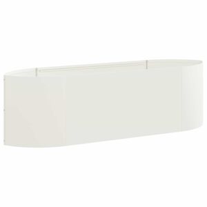vidaXL Verhoogd Tuinbed Wit 140 x 40 x 40 cm Staal