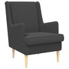 vidaXL Fauteuil Donkergrijs Boucl&eacute;