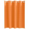 vidaXL Zwart-out Gordijnen met Ringen 2 pcs Feloranje 140 x 140 cm