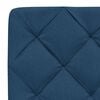 vidaXL Bed met matras stof blauw 200x200 cm