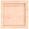 vidaXL Wastafelblad 40x40x(2-6) cm onbehandeld massief hout