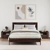 vidaXL Nachtkastjes 2 st wandgemonteerd 45x30x35 cm bruin eikenkleurig
