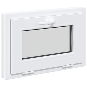 vidaXL Kelderraam RISOR 60 x 40 cm PVC en glas Wit