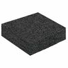 vidaXL Rubber granulaat patio pad Zwart 9 x 9 x 2 cm Rubber