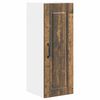 vidaXL Keukenkast met plank 2 pcs Oudhout 30 x 31 x 80 cm Bewerkt hout