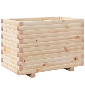 vidaXL Plantenbak 70x40x49,5 cm massief grenenhout