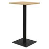vidaXL Bistrotafel 50x50x107 cm eikenkleurig