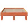 vidaXL Bedframe zonder matras massief grenenhout wasbruin 120x200 cm