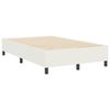 vidaXL Platform bedframe Cr&egrave;me 120 x 200 cm Stof