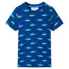 Kindershirt 92 donkerblauw