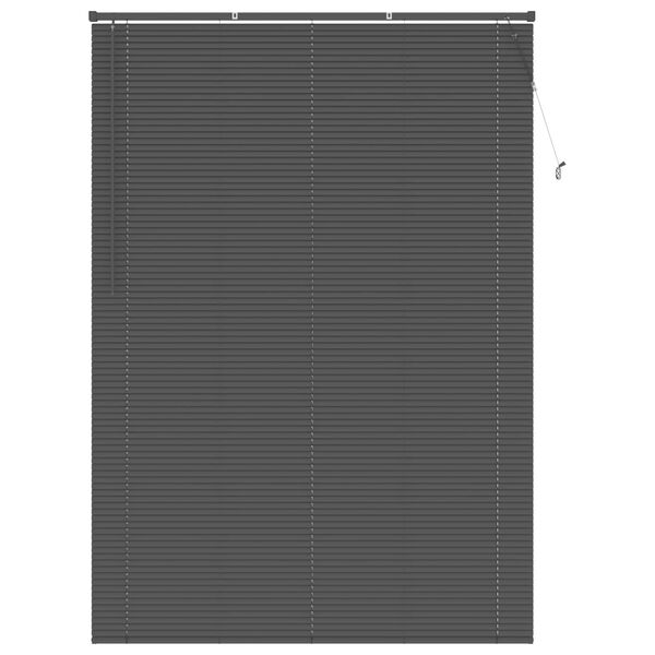 vidaXL Venetiaanse Blind Zilvergrijs 213 x 150 cm PVC