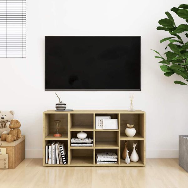 vidaXL Schoenenbank 103x30x55 cm bewerkt hout sonoma eikenkleurig